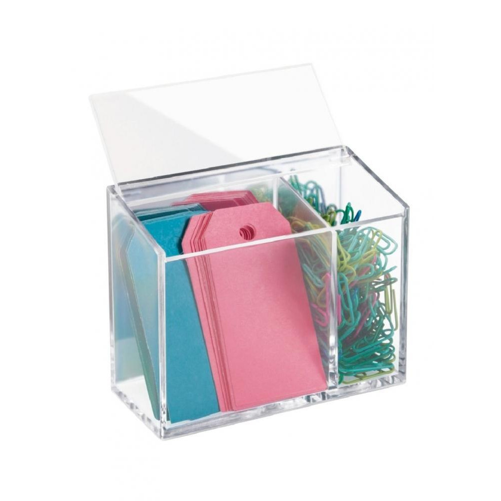 Косметичка inter Design Affixx Clarity, Прозрачная Полированная - 4