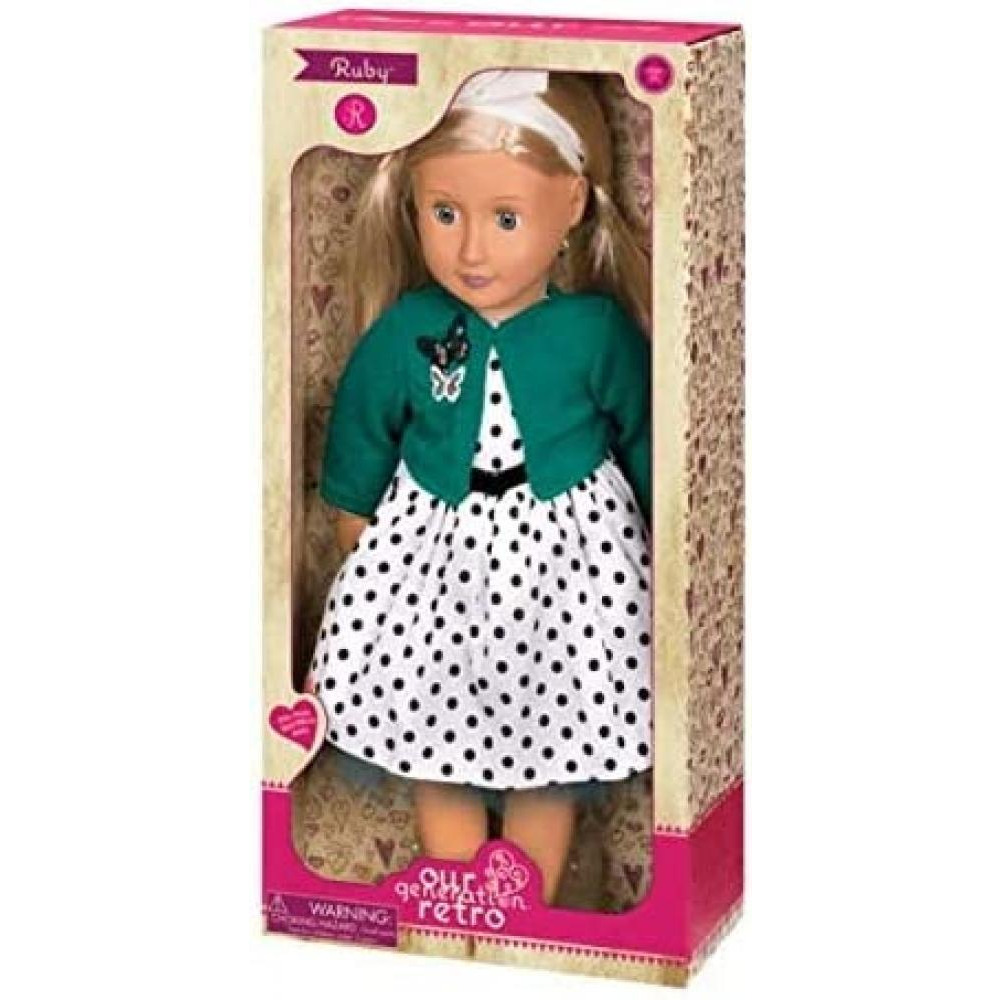Our Generation BD61000A Ruby Retro Doll, Various - 2