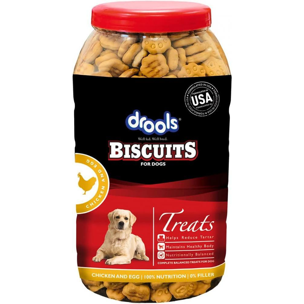 Drools / Dog treats, Chicken and egg, Biscuit, 28.2 oz (800 g) - 1