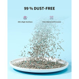 PETKIT 5 in 1 Mixed Cat Litter, Flushable, Odor Free, Activated Carbon, Ultra Absorbent and Fast Drying Tofu Cat Litter - 5 miniature