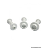 Pme Shapes Pluger Cutters S, M & L Round Set Of 3 - 2 miniature