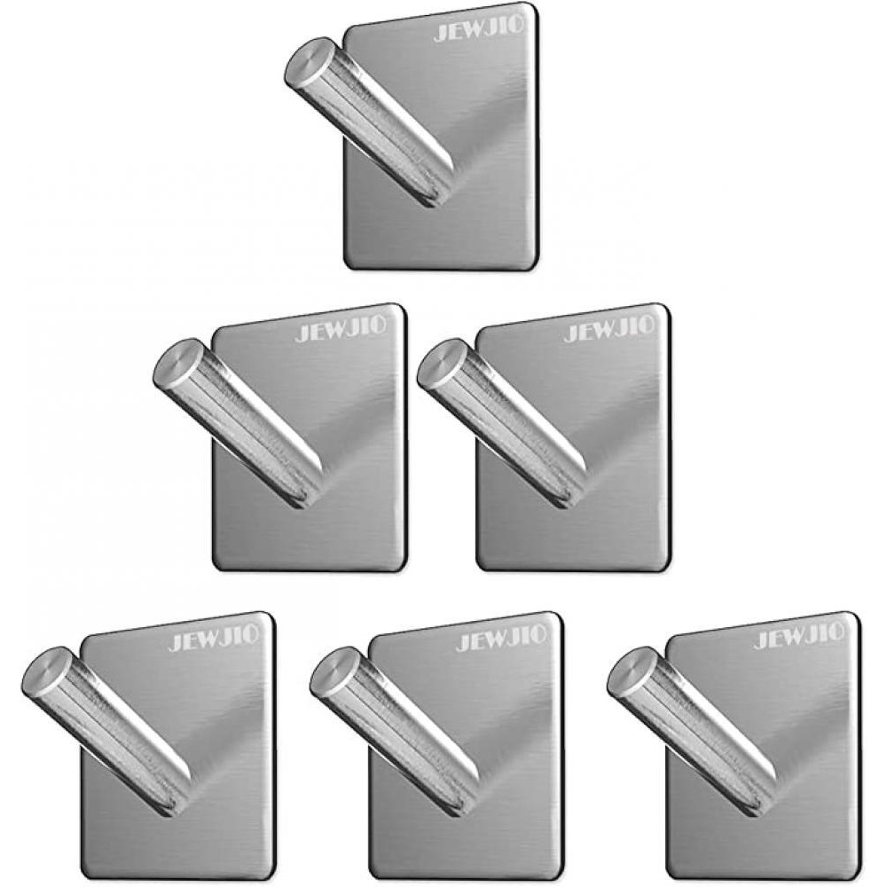 JEWJIO / Wall hooks, Heavy duty, Adhesive, Stainless steel - 1
