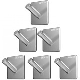 JEWJIO / Wall hooks, Heavy duty, Adhesive, Stainless steel - 1 miniature