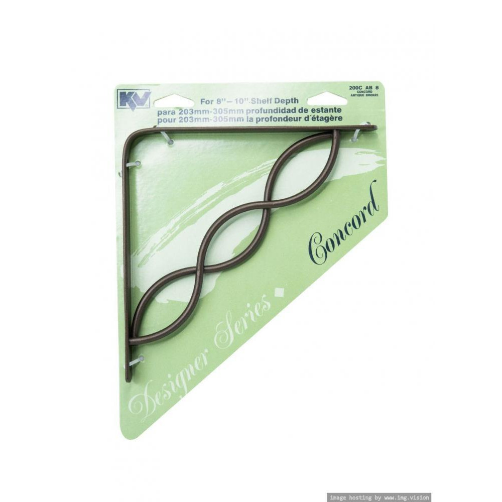 Knape Vogt Concord Style Brackets Antique Bronze 8 - 1