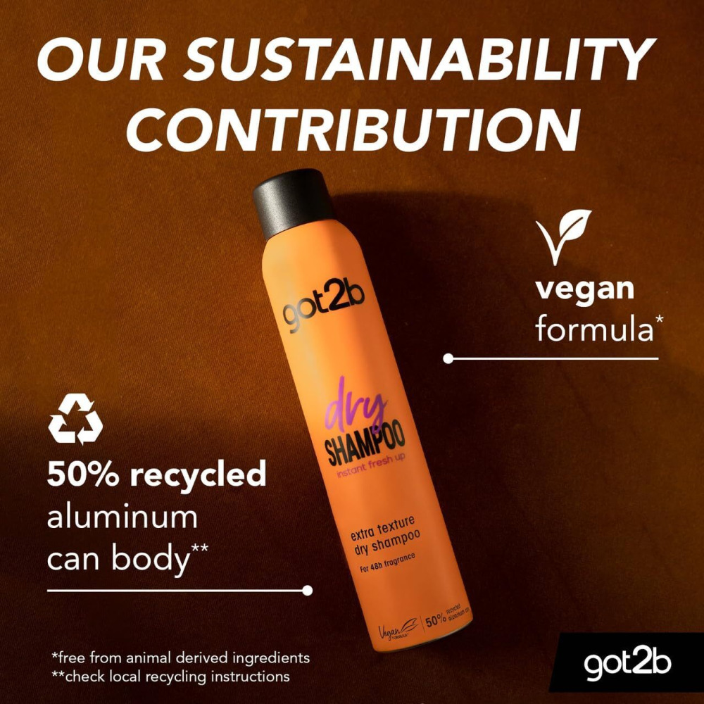 Schwarzkopf got2b Сухой Шампунь Fresh It UP, Пышные ЦВЕТОЧНЫЕ, 200 мл - 6