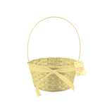 Gems Easter Woven Basket With Ribbon Assorted 1 Piece - 3 miniature