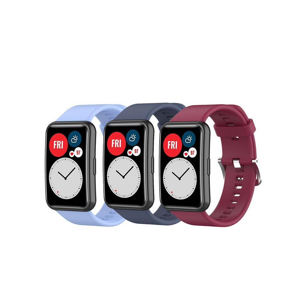 Сменный ремешок для часов Huawei Watchfit 3 шт - 1