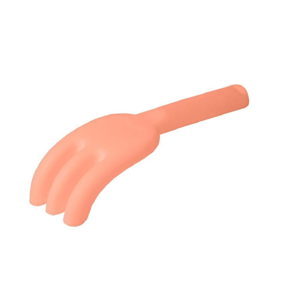 Rakes Scrunch, Sand play tool, silicone, Coral - 1