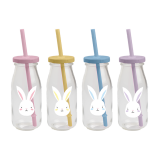 Gems Easter Milk Bottle \& Straw Assorted, 1 Piece - 1 miniature