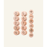 Math Manipulatives (Number discs) - 1 miniature