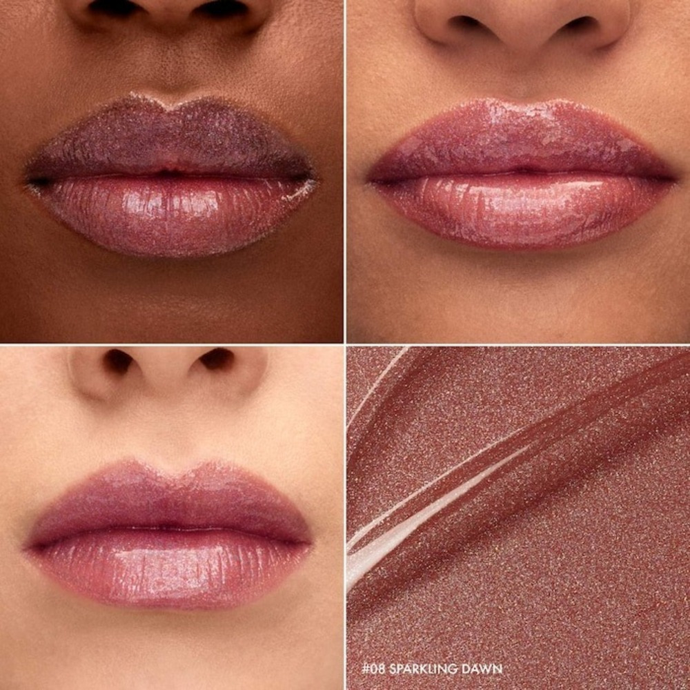 SEPHORA COLLECTION Outrageous Plump Hydrating Lip Gloss 08 Sparkling Dawn - shimmer nude 6ml - 2
