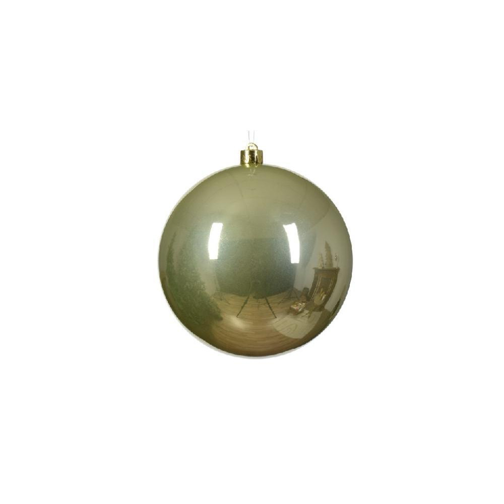 Kaemingk Decoris 14 cm Bauble Shatterproof Shiny Pistachio - 1