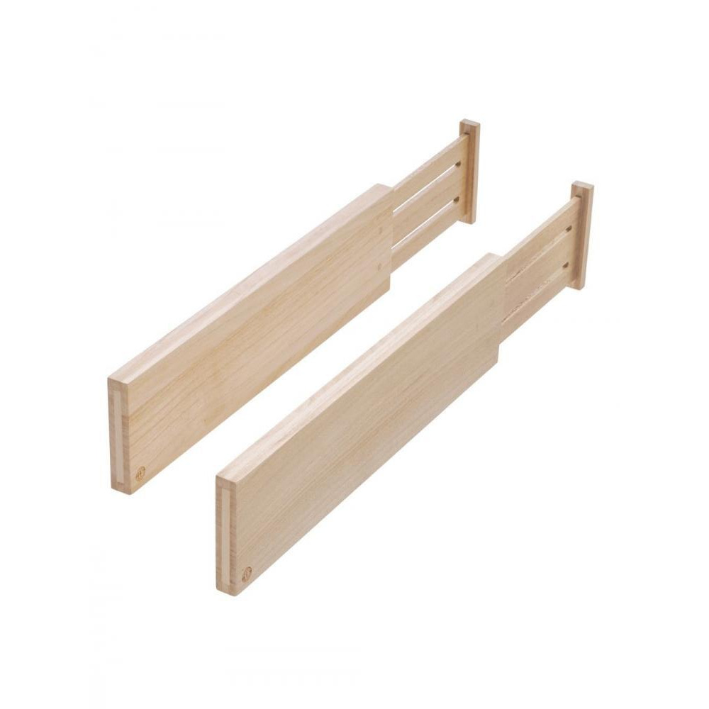 مجموعة فواصل أدراج INTERDESIGN eco Wood مقاس 4 بوصة مكونة من قطعتين - 3