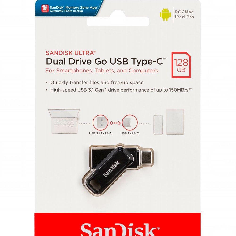SANDISK ULTRA DUAL DRIVE GO USB TYPE-C 128 GB FOR SMARTPHONES, TABLETS AND COMPUTERS - 3