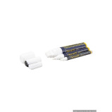 Securit Liquid Chalkmarker White 1 Large, 2 Medium & 2 Small Markers Pack of 5 - 3 miniature