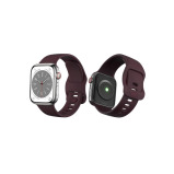 Perfii Flatpin Silicone Replacement Band For Apple Watch 49, 45, 44, 42 mm Series Ultra 8/7/6/5/4 SE - 1 miniature