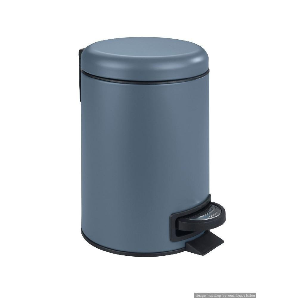 Wenko Pedal Bin Leman Slate Blue 3L - 1