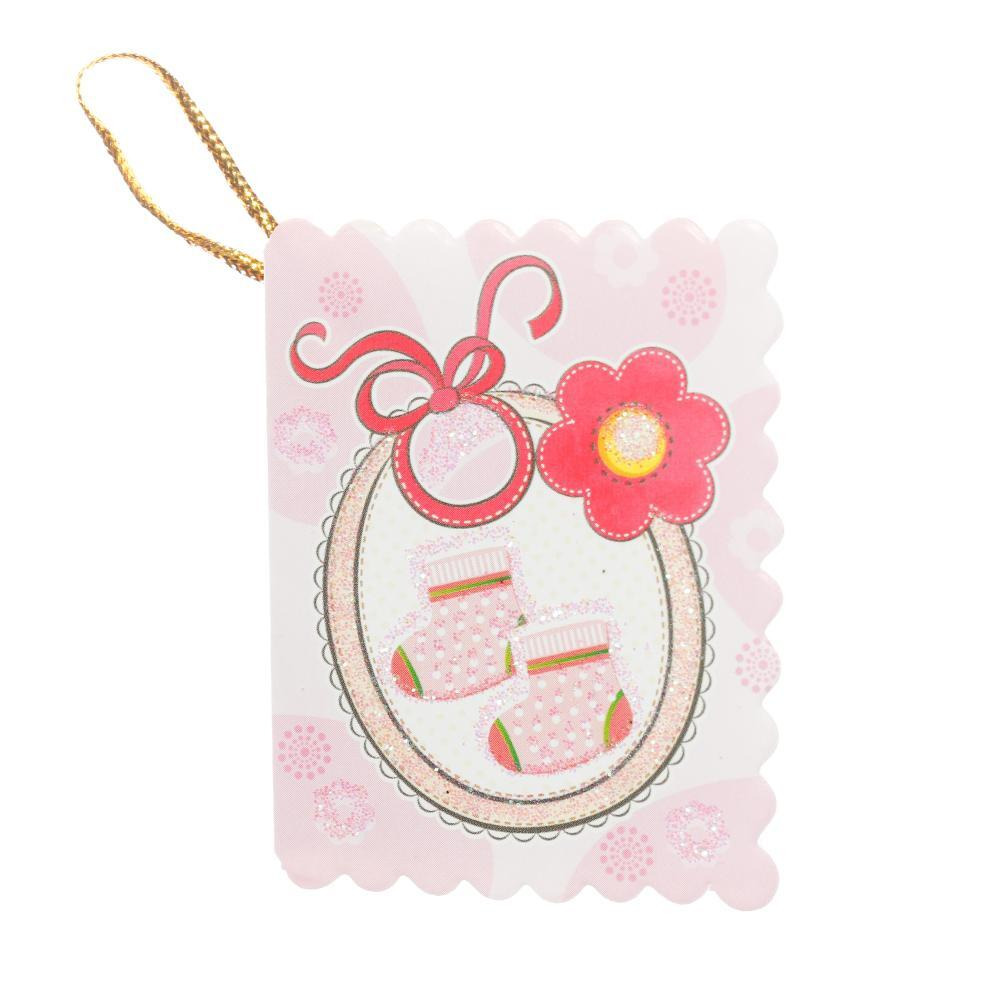 New Born Girl - Gift Tag - Stockings - 1