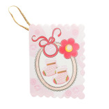 New Born Girl - Gift Tag - Stockings - 1 miniature