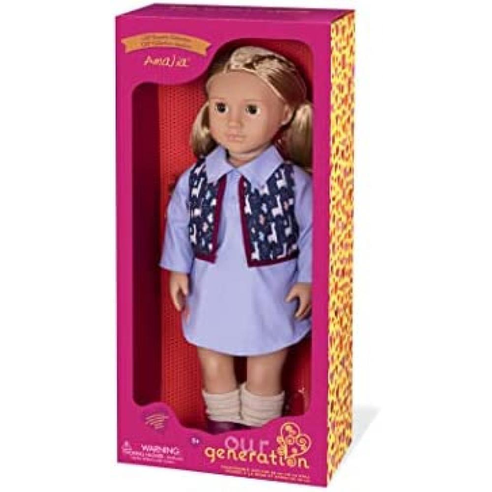 Our Generation 70.31232Z Amalia Toy Regular, 18 inch / 46 cm Doll - 4