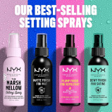 NYX Professional MAKEUP، بخاخ تثبيت المكياج طويل الأمد، لمسة نهائية ندية، 60 مل - 6 miniature