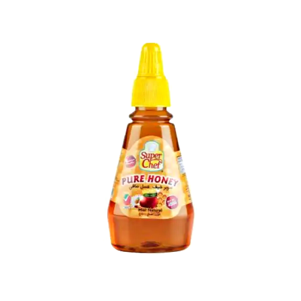 SUPER CHEF PURE HONEY SQUEEZE BOTTELE 400GM - 1