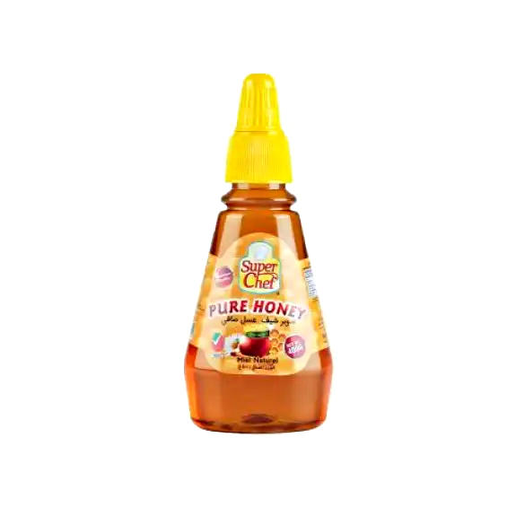 SUPER CHEF PURE HONEY SQUEEZE BOTTELE 400GM