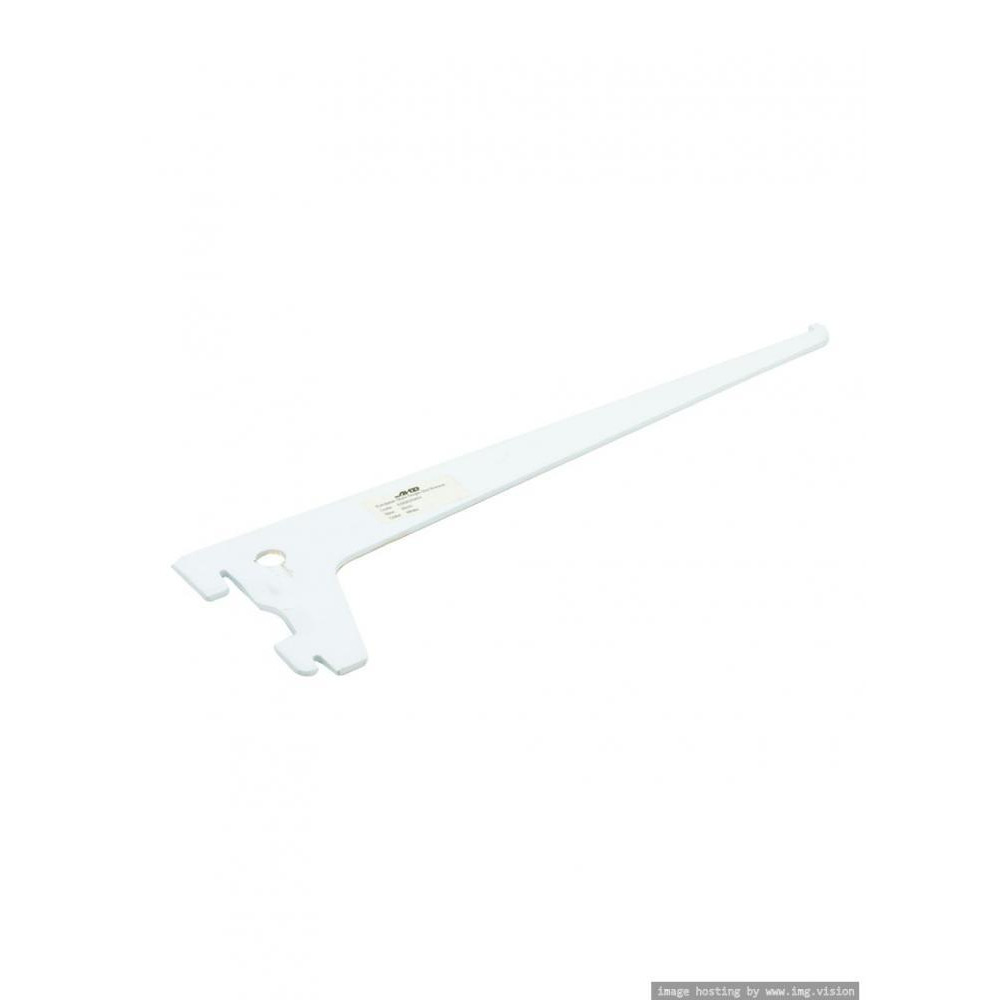 Homesmiths Single Bracket 10 inch White - 1