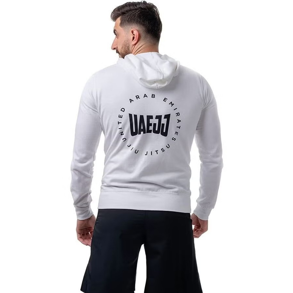 جاكيت هودي الإمارات العربية المتحدة جيو جيتسو بسحاب كامل للرجال، مقاس XS - 5