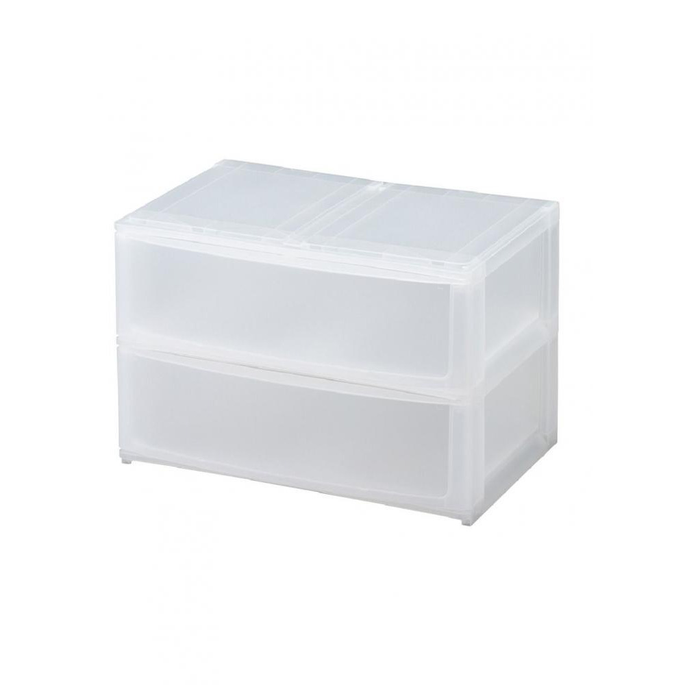 Большой Органайзер-Штабелер Pearl Life С 2 Ящиками, полупрозрачный - 5