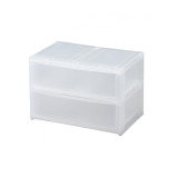 Большой Органайзер-Штабелер Pearl Life С 2 Ящиками, полупрозрачный - 5 miniature