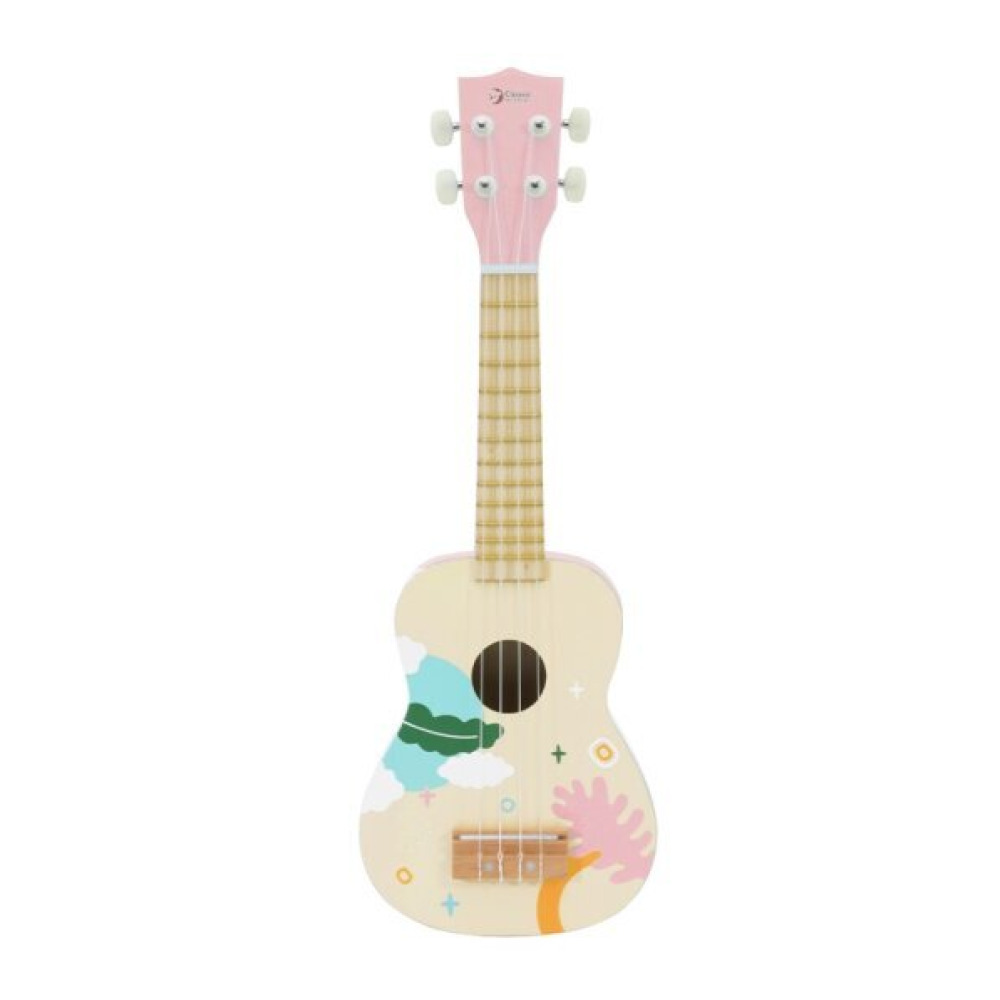 Classic World Iris Ukulele Make Music Fun toy ukulele with pink color - 1