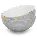 Fissman 2-Piece Bowls Firmina Gray 14.5/620ml New Bone China - 1 miniature