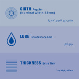 Durex Invisible Extra Thin Extra Lubricated Condoms for Men, 12 Count, Pack of 2 - 4 miniature