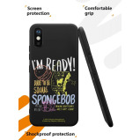 حافظة هاتف ريدمي 9A، غطاء هاتف واقٍ مقاوم للصدمات لهاتف ريدمي 9A، بنمط سبونج بوب وغاري - 4 miniature