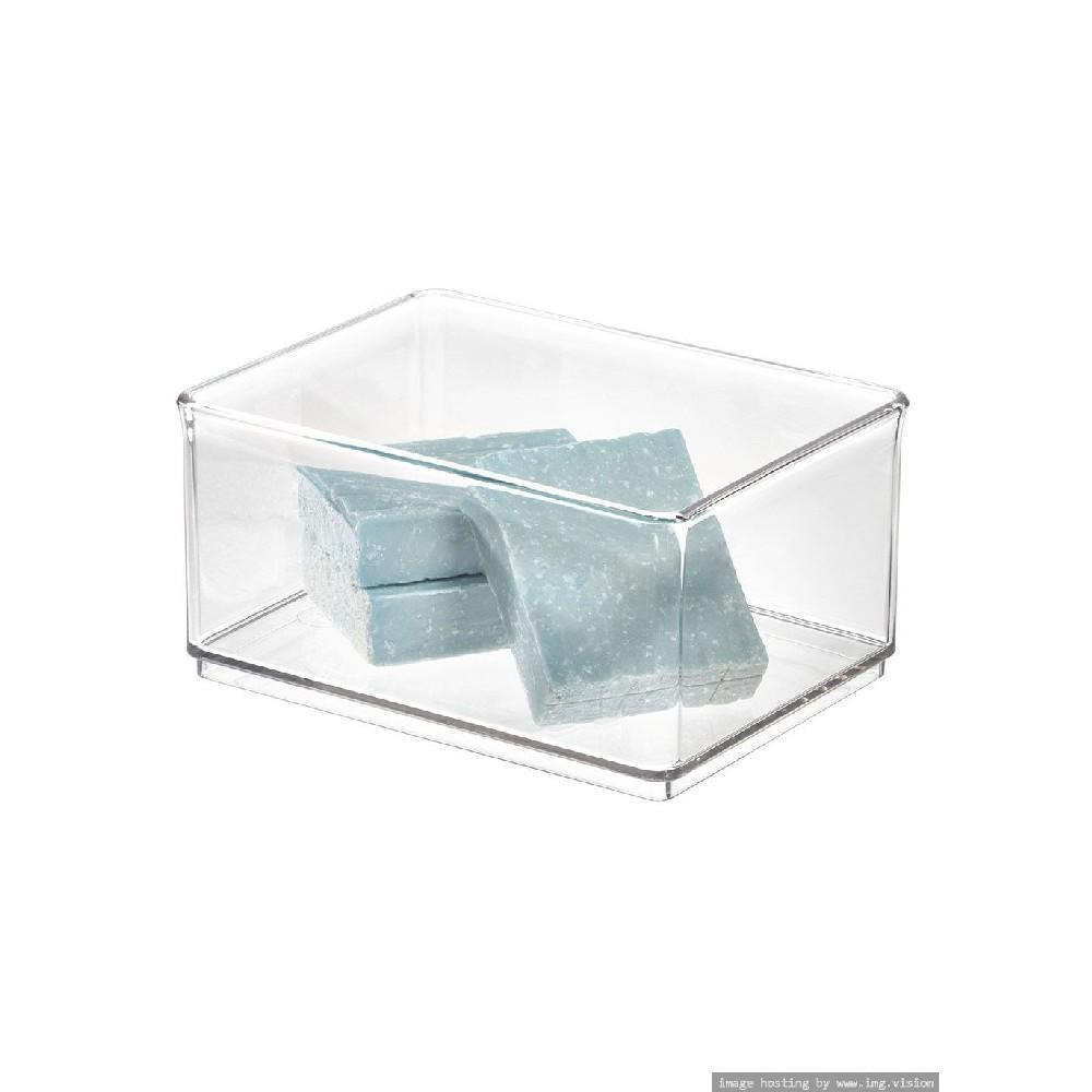 منظم صندوق التحرير المنزلي متوسط الحجم وشفاف - 3