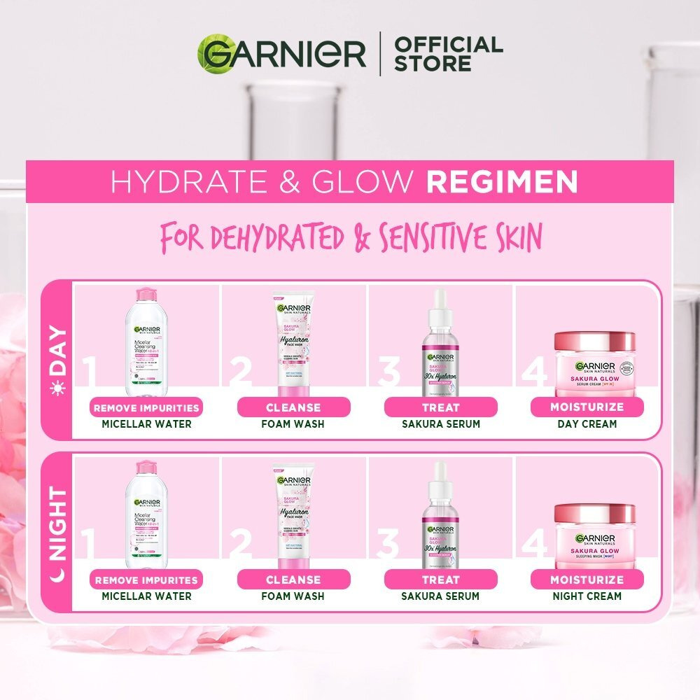 Garnier, Sakura White Day Serum Cream, SPF 30, 20 mL - 4