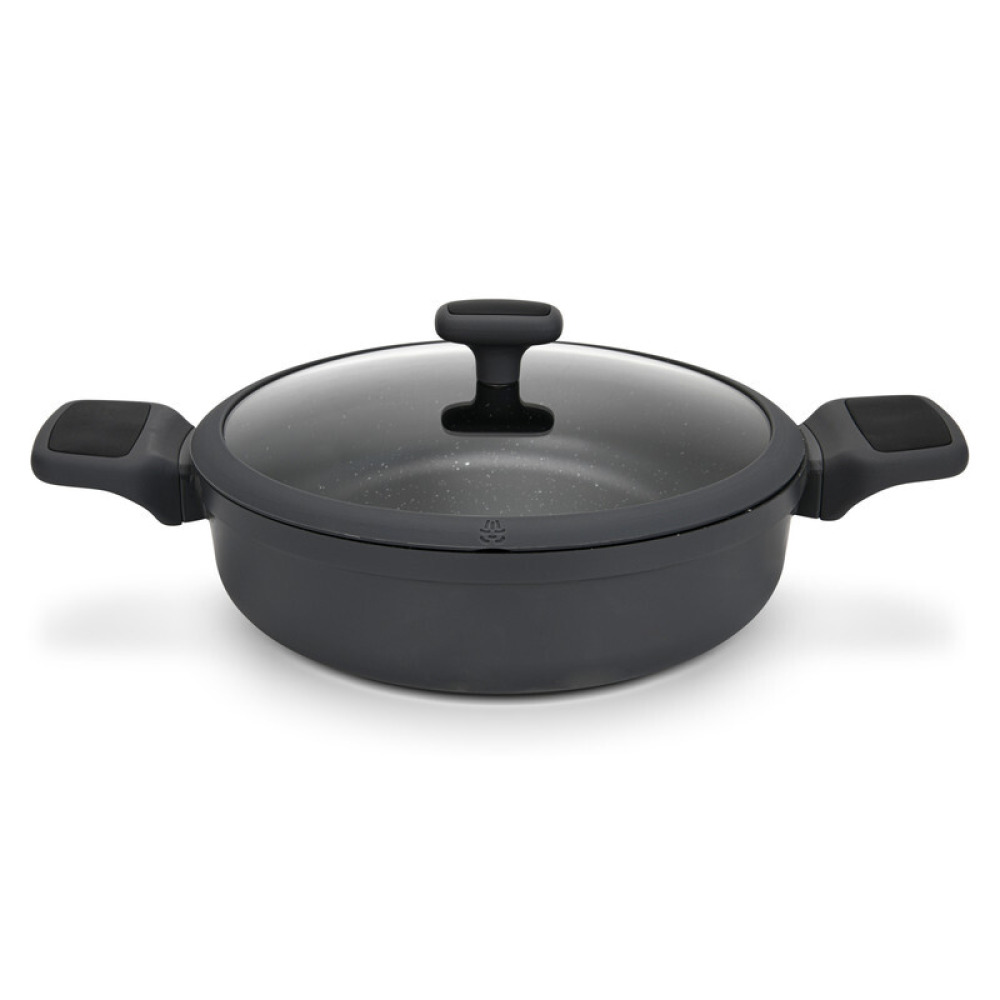 Fissman Shallow Casserole Titanium Pro 28cm/4.3LTR with Cast Aluminum and Non- Stick Coating - 1
