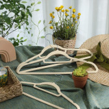 Red Dot Gift / Hangers, Non-Slip, 30 pcs, Beige - 8 miniature