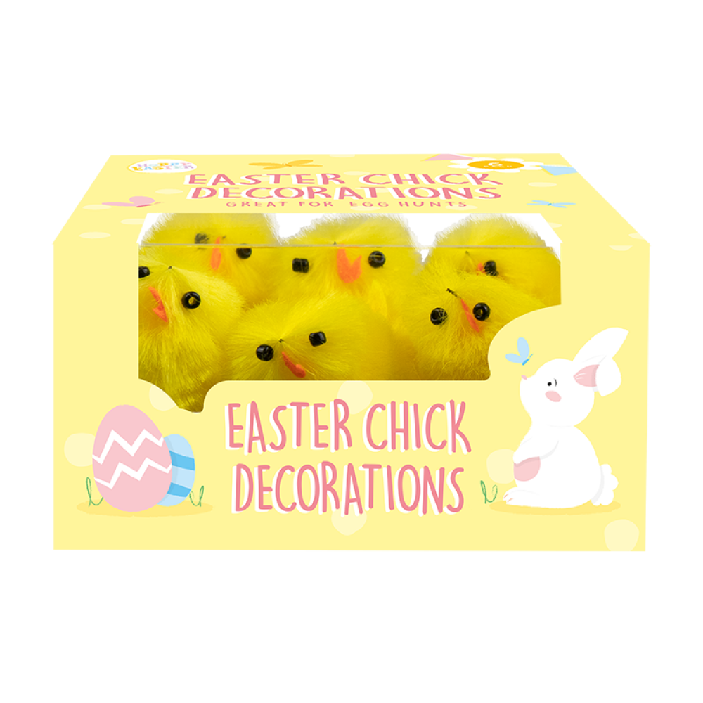 زينة عيد الفصح من جيمس، 4 سم، عبوة من 6 قطع متنوعة - 1