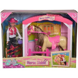 Simba / Steffi Love 10 573 0373 Doll With Horse And Stable Plus Accessories - 6 miniature