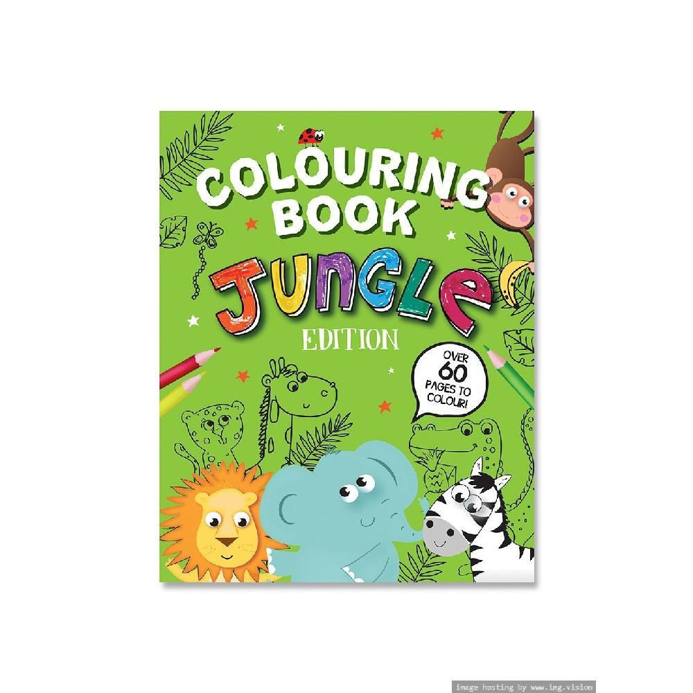 Eurowrap Jungle Coloring Book - 1
