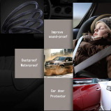 UTSAUTO / Car door edge guards, 10 m, Black - 7 miniature