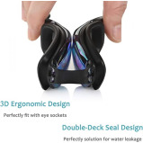 TaemBuy / Swimming goggles, Anti-fog and no leaking for adult youth and kids, Black - 4 miniature