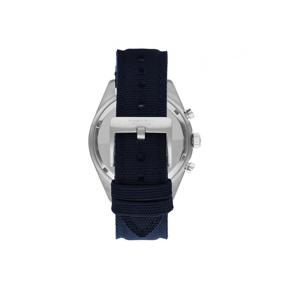 BEVERLY HILLS POLO CLUB Men's Multi Function Silver Dial Watch - BP3359X.339 - 3