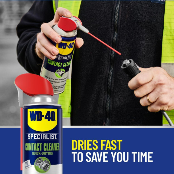 thumbnail image 2 of WD-40 Specialist Electrical Contact Cleaner – 11 Oz, Fast Drying, For Metal & Rubber 2 of 2