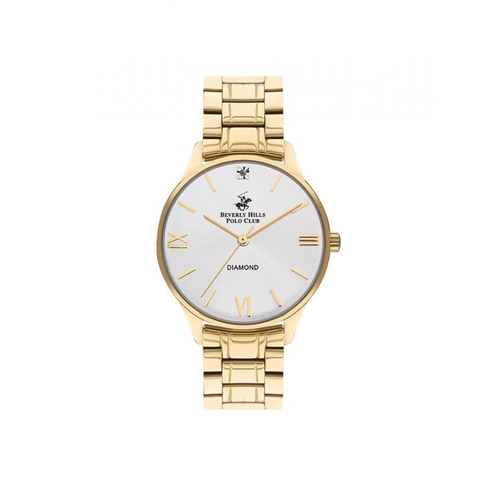 بيفرلي هيلز بولو كلوب ساعة عملية كاجوال للنساء انالوج بعقارب فضي - BP3348X.130 - 1