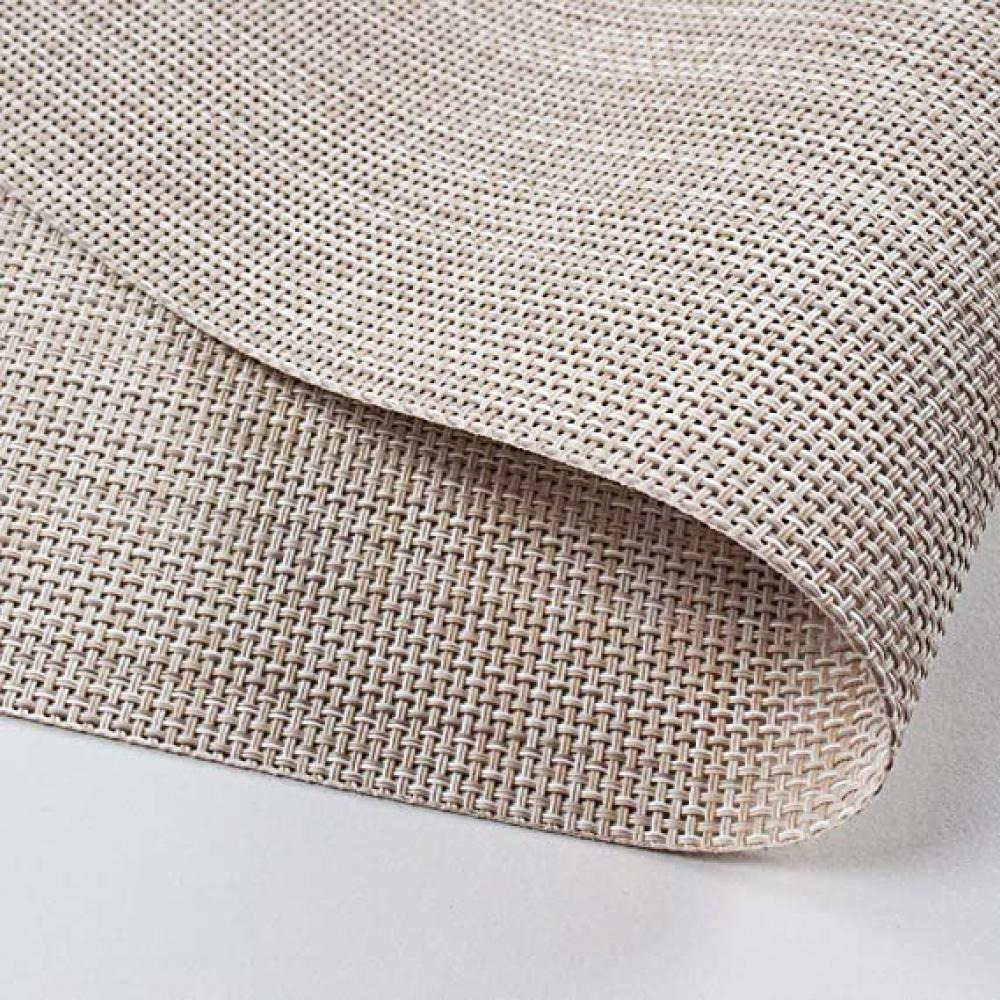 YISK, Place mats, Set of 4 heat insulation and stain resistant, 45x30 cm, Beige - 3