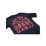 ФУТБОЛКА Uaejj Jiu Jitsu eat And SLEEP, ЧЕРНАЯ, размер S - 2 miniature