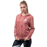 ЖЕНСКАЯ Толстовка С Капюшоном На Молнии для ДЖИУ-ДЖИТСУ ОАЭ, розовая, РАЗМЕР XS - 2 miniature